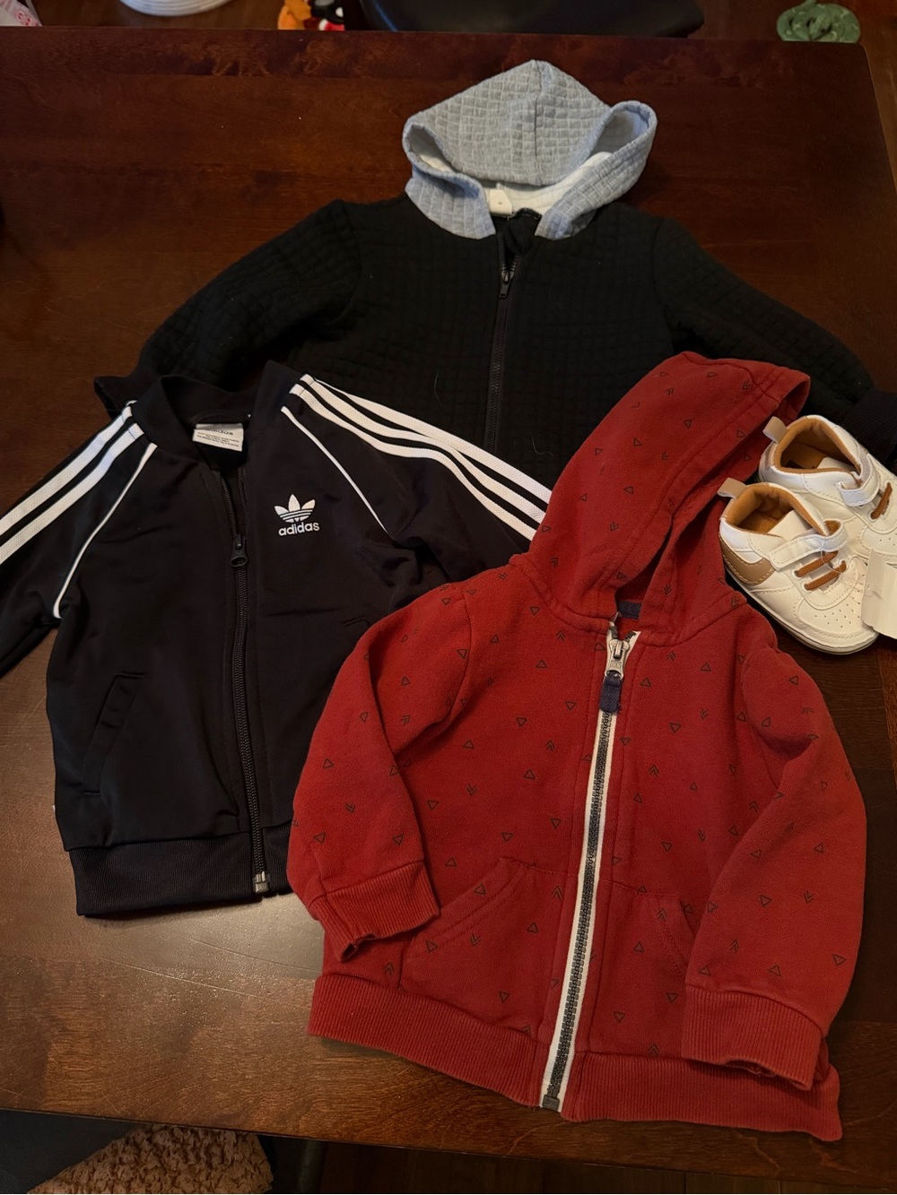 18 month zip up sweatshirt bundle